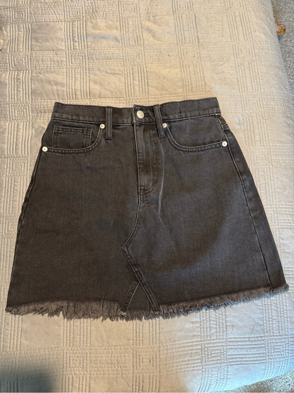 NWT Classic Black Denim Mini Skirt